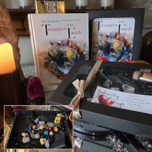 Treasures of The Earth Signed by The Author [HardBack] & Crystal Gift Box