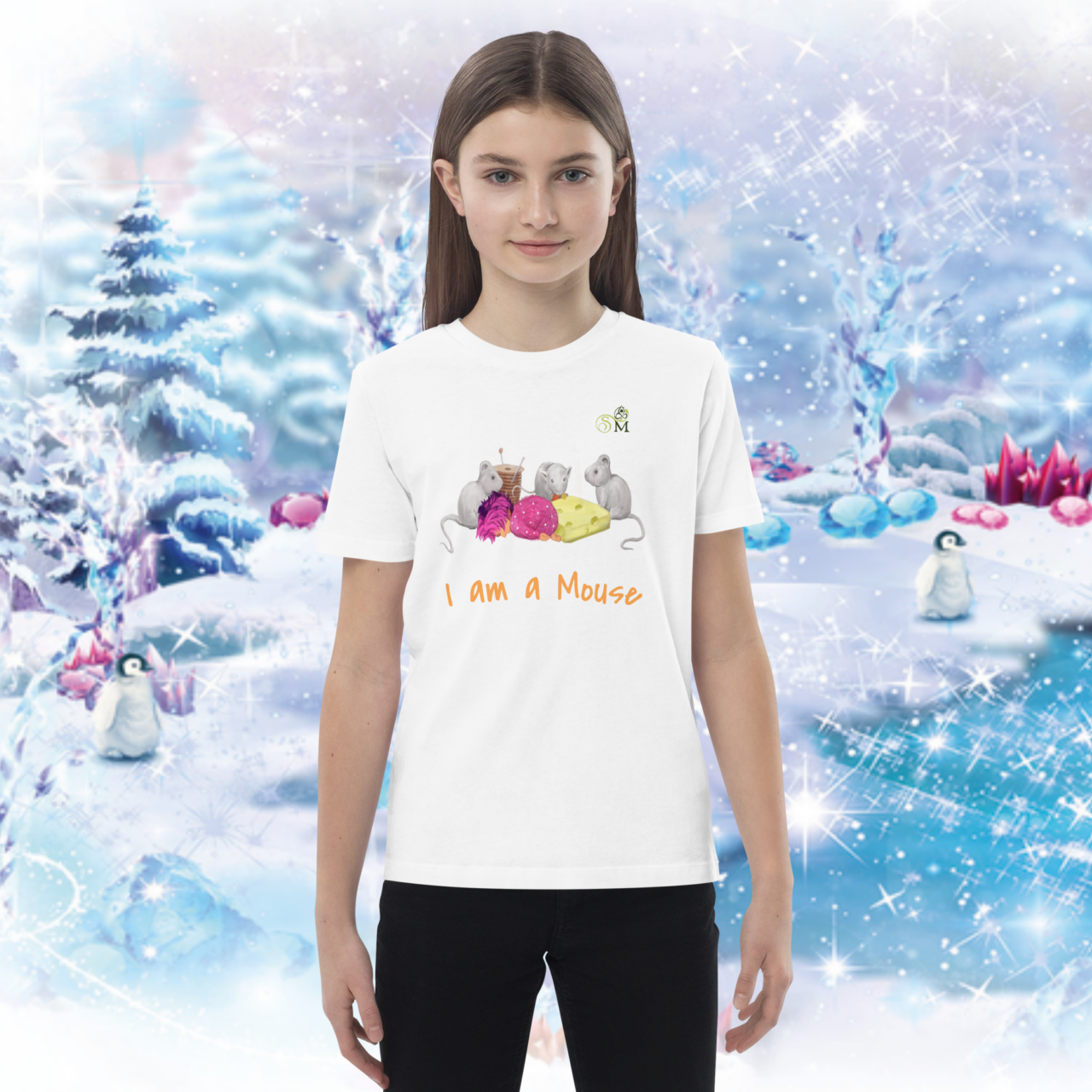 Children's Yoga T-Shirt I am a Mouse