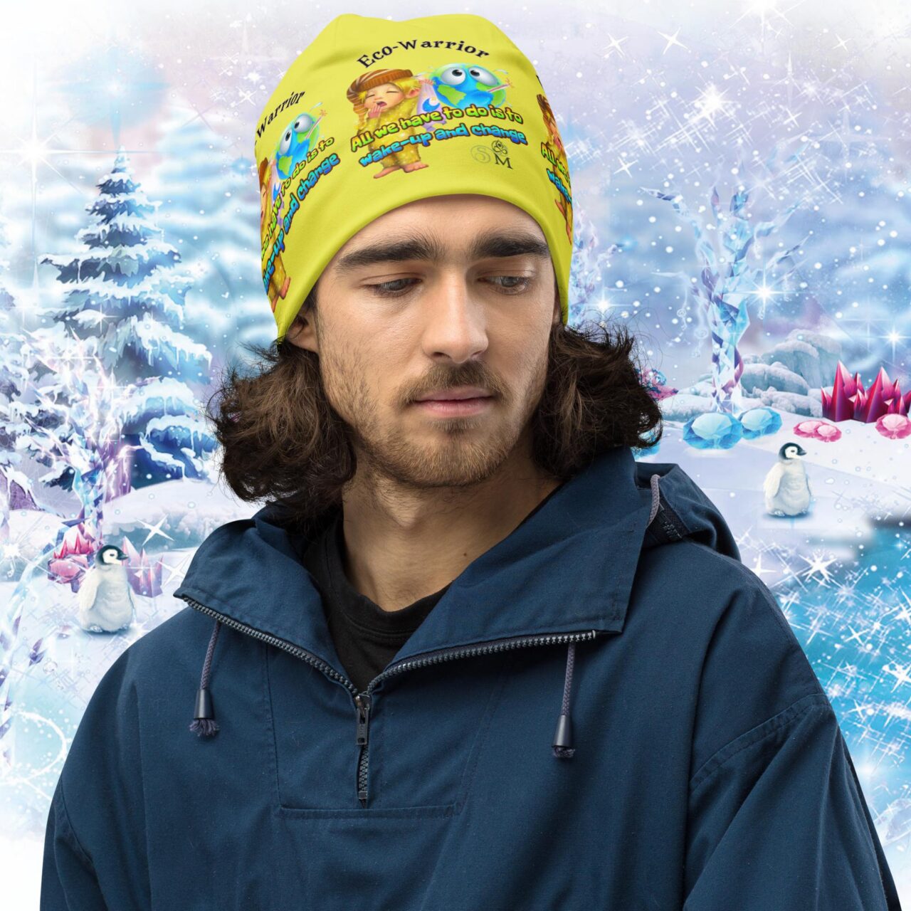 Express Yourself Range Beanie Topaz