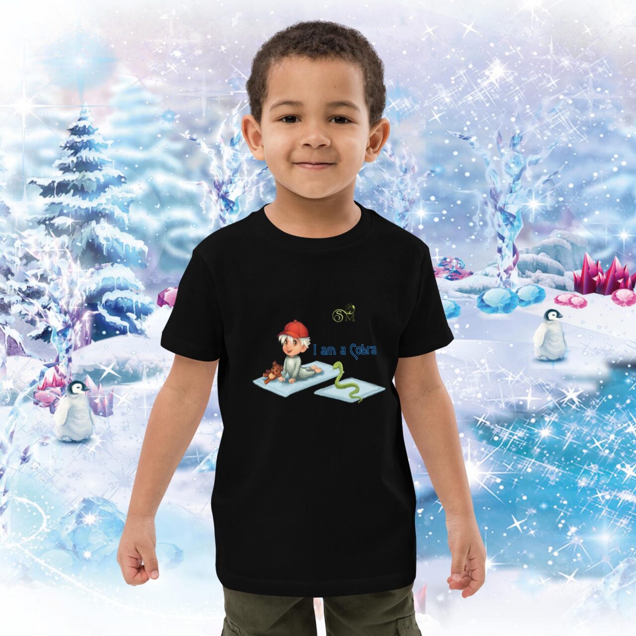 Children's Yoga T-Shirt I am a Cobra - Image 5