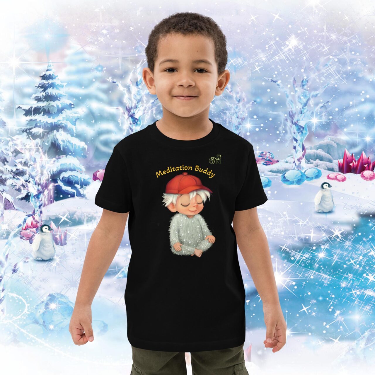 Children's Meditation T-Shirt - Meditation Buddy