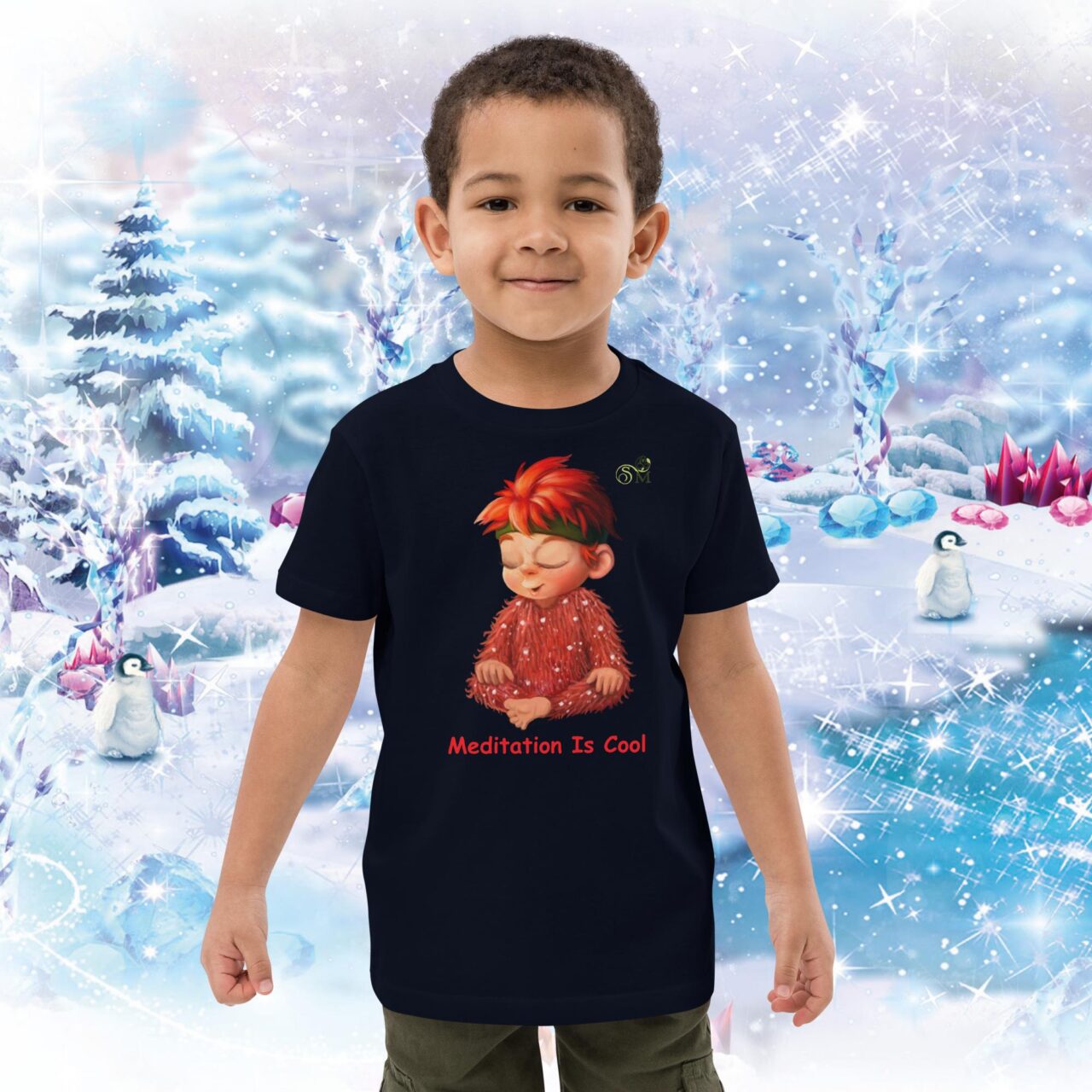 Children's Meditation T-Shirt Meditation Is Cool - Image 6