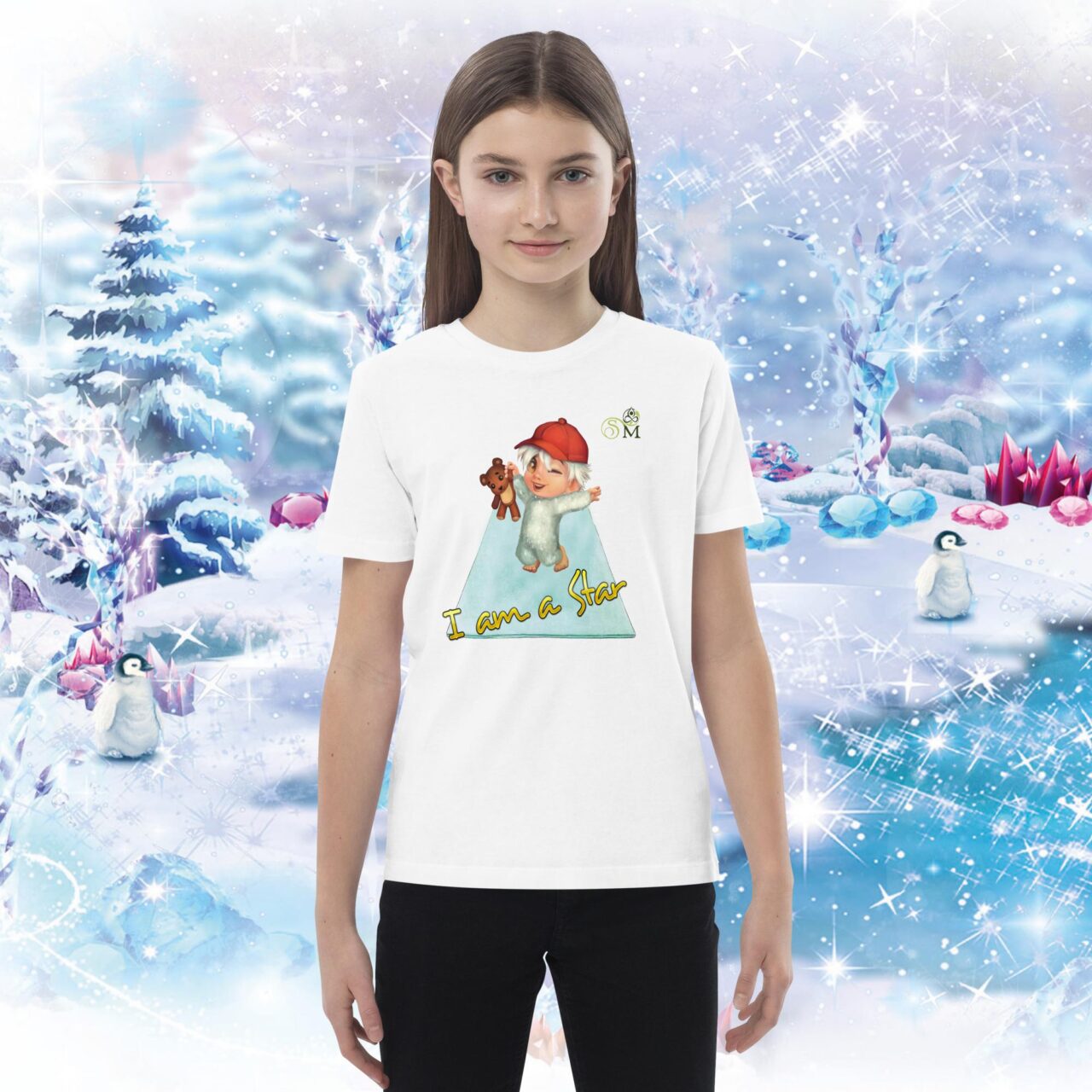 Children's Yoga T-Shirt  I am a Star - Image 4