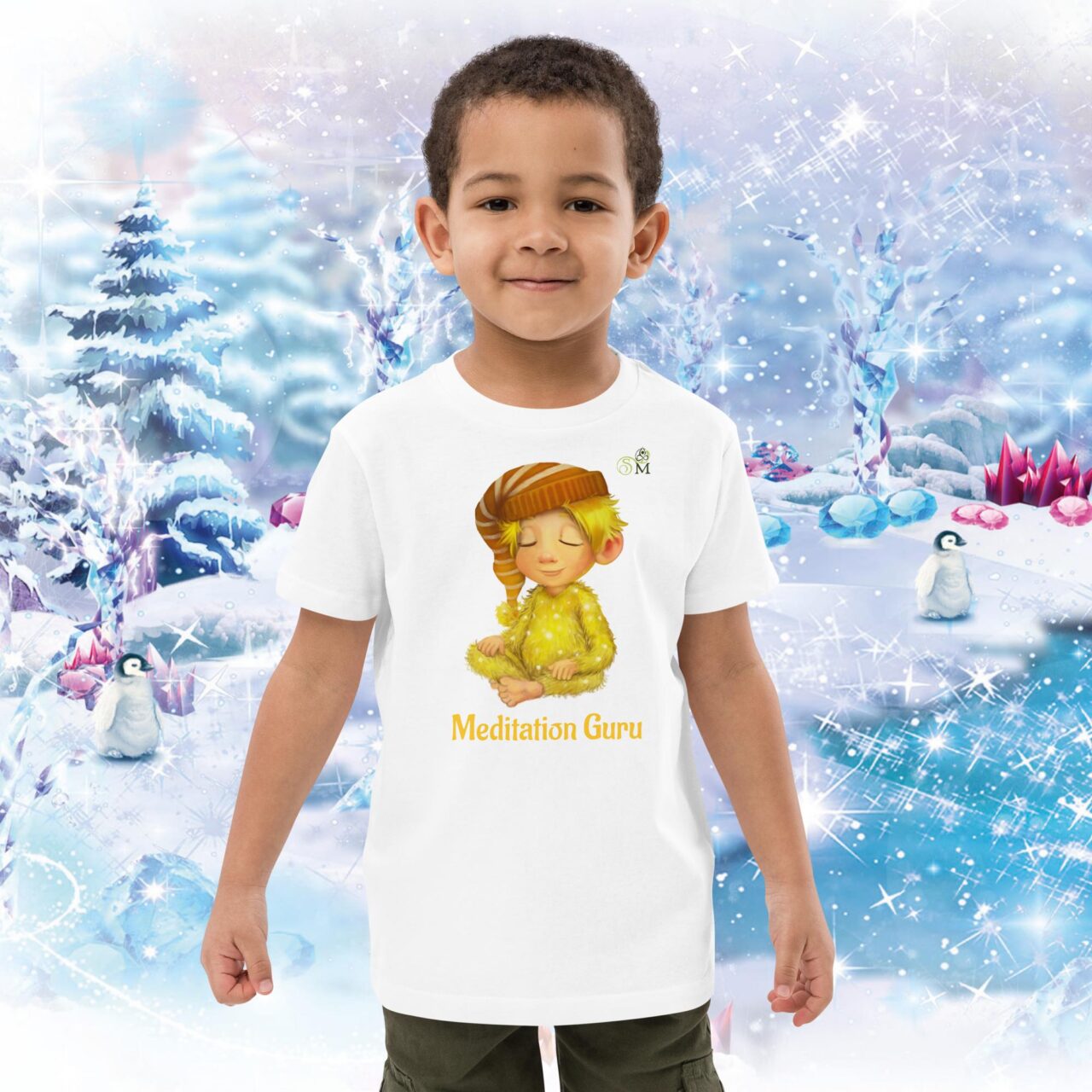 Children's Meditation T-Shirt - Meditation Guru - Image 6