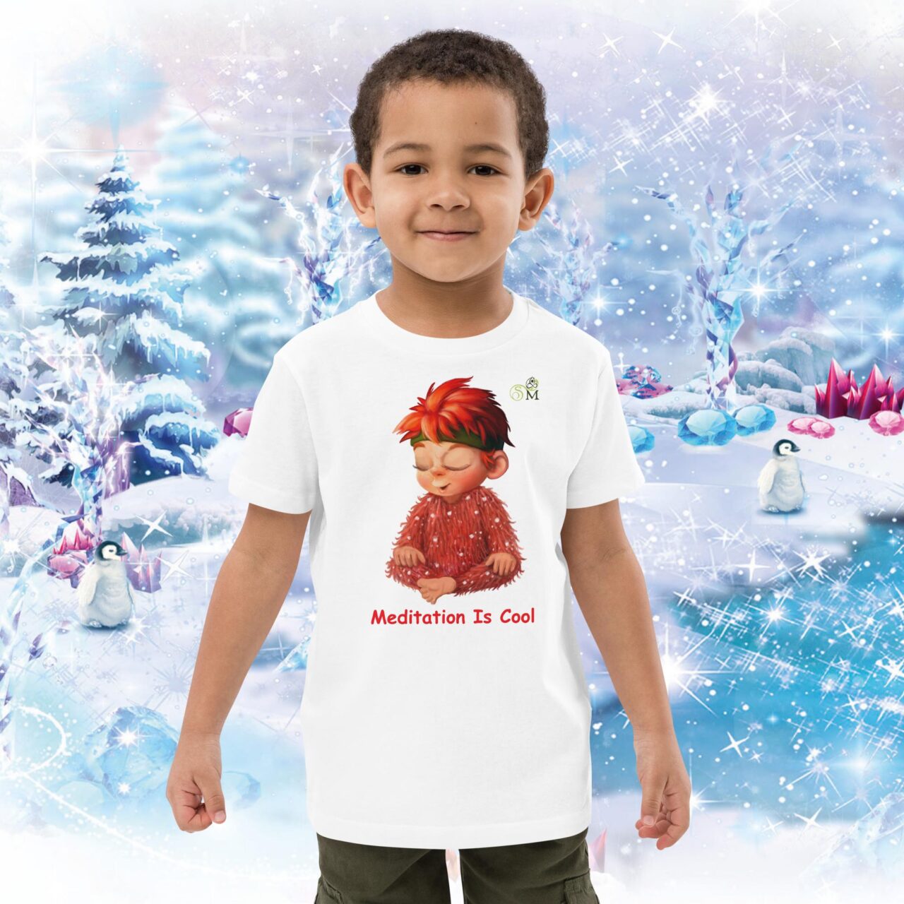 Children's Meditation T-Shirt Meditation Is Cool