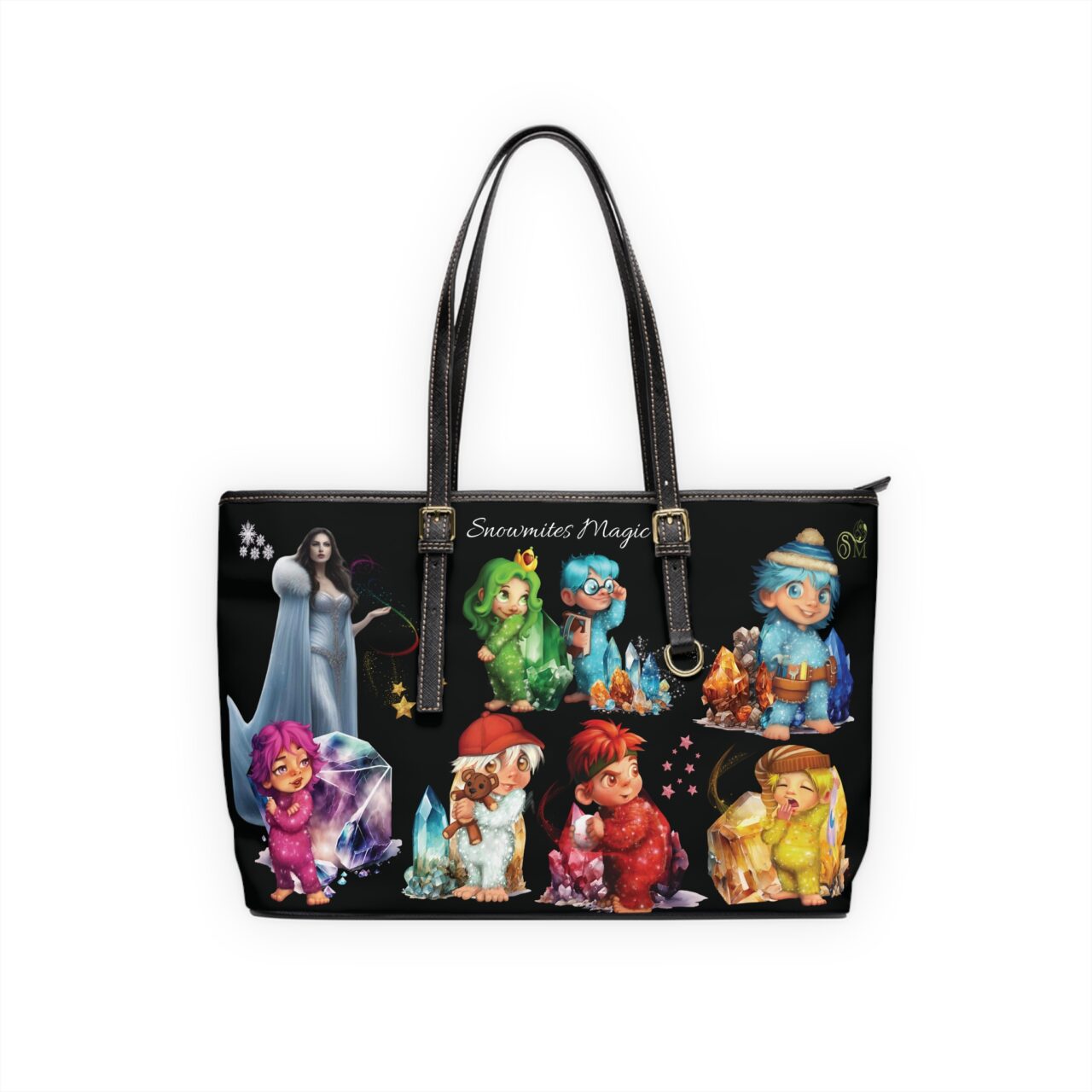 Snowmites Magic PU Leather Shoulder Bag - Image 2