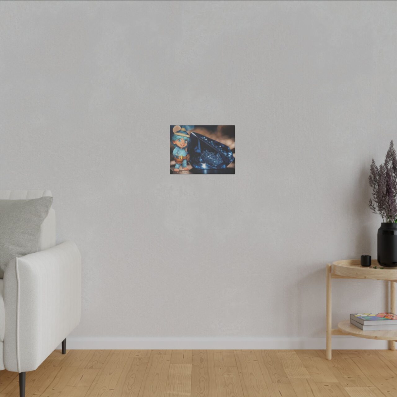 Snowmites Gems Canvas - Aqua with Aquamarine - Image 7