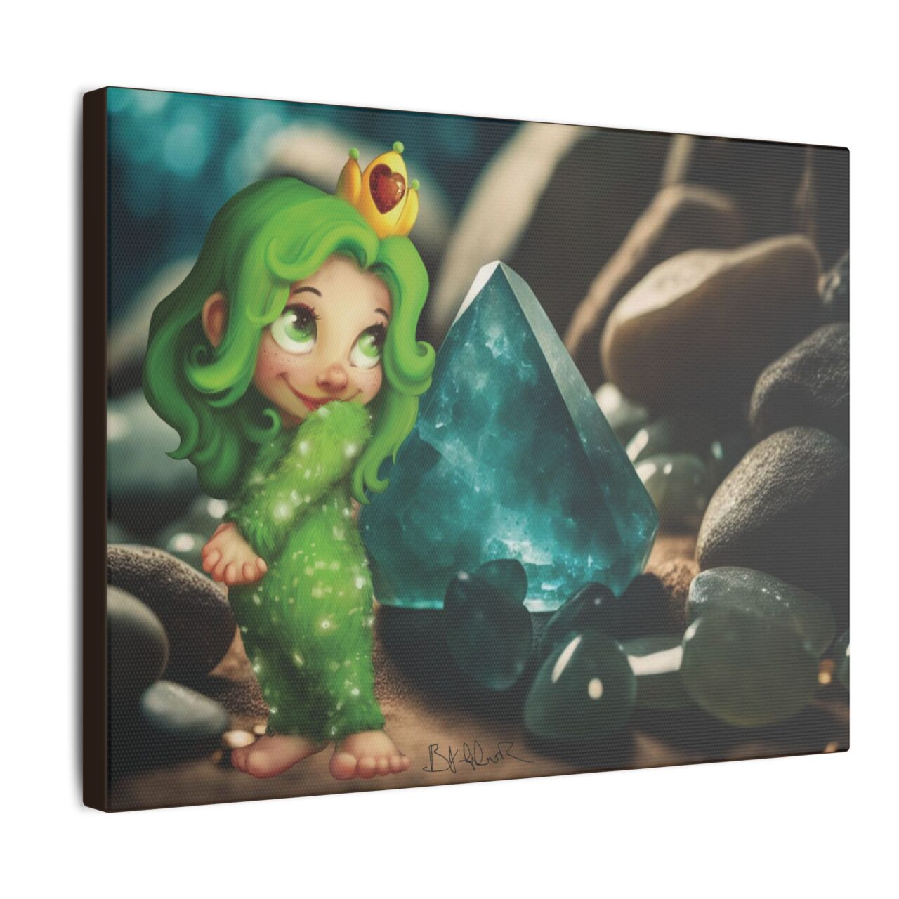 Snowmites Gems Canvas - Jadea with Jade