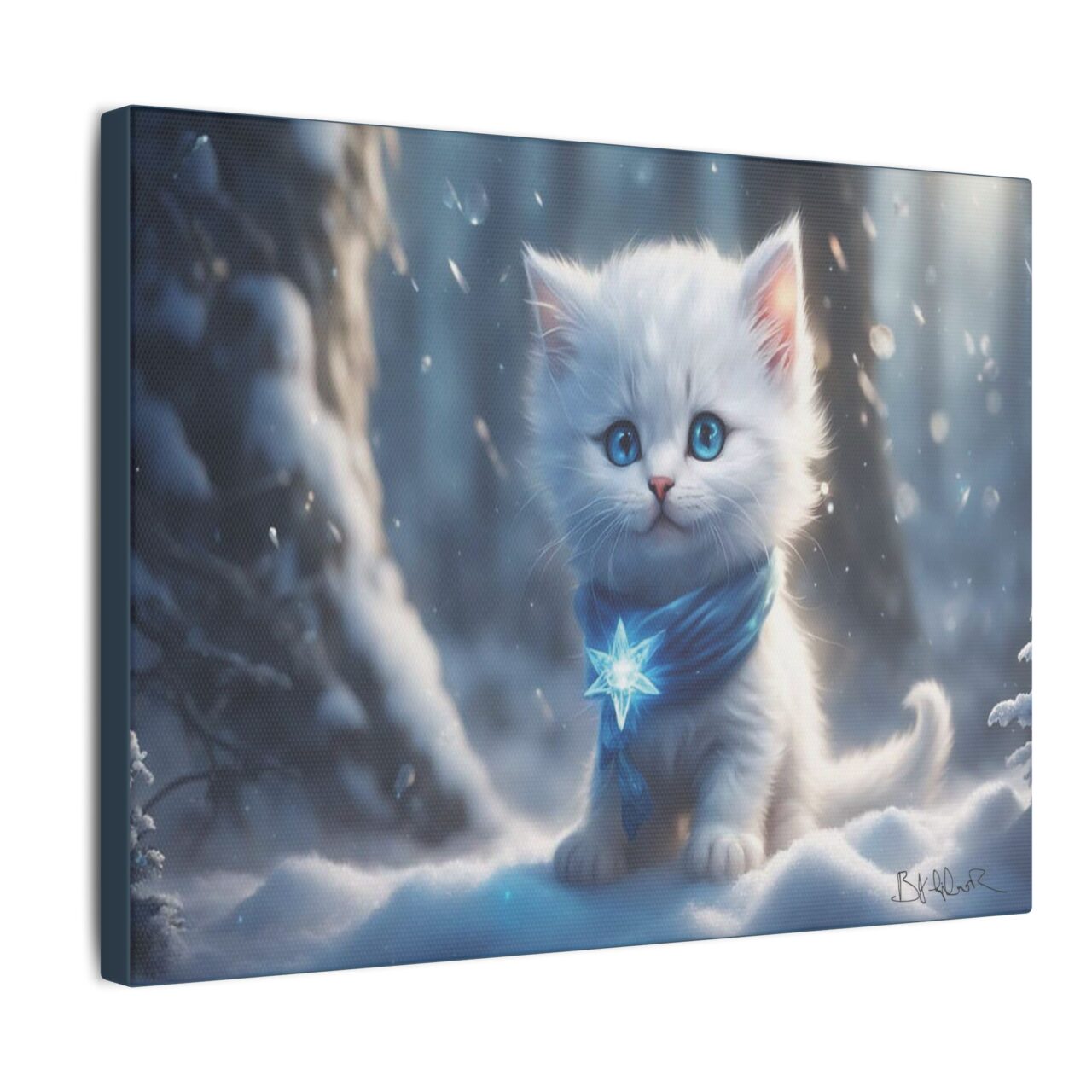 Gem Friends Canvas - Snowy