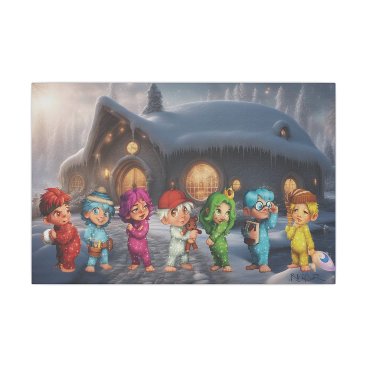 Snowmites Canvas - Snowville - Image 17