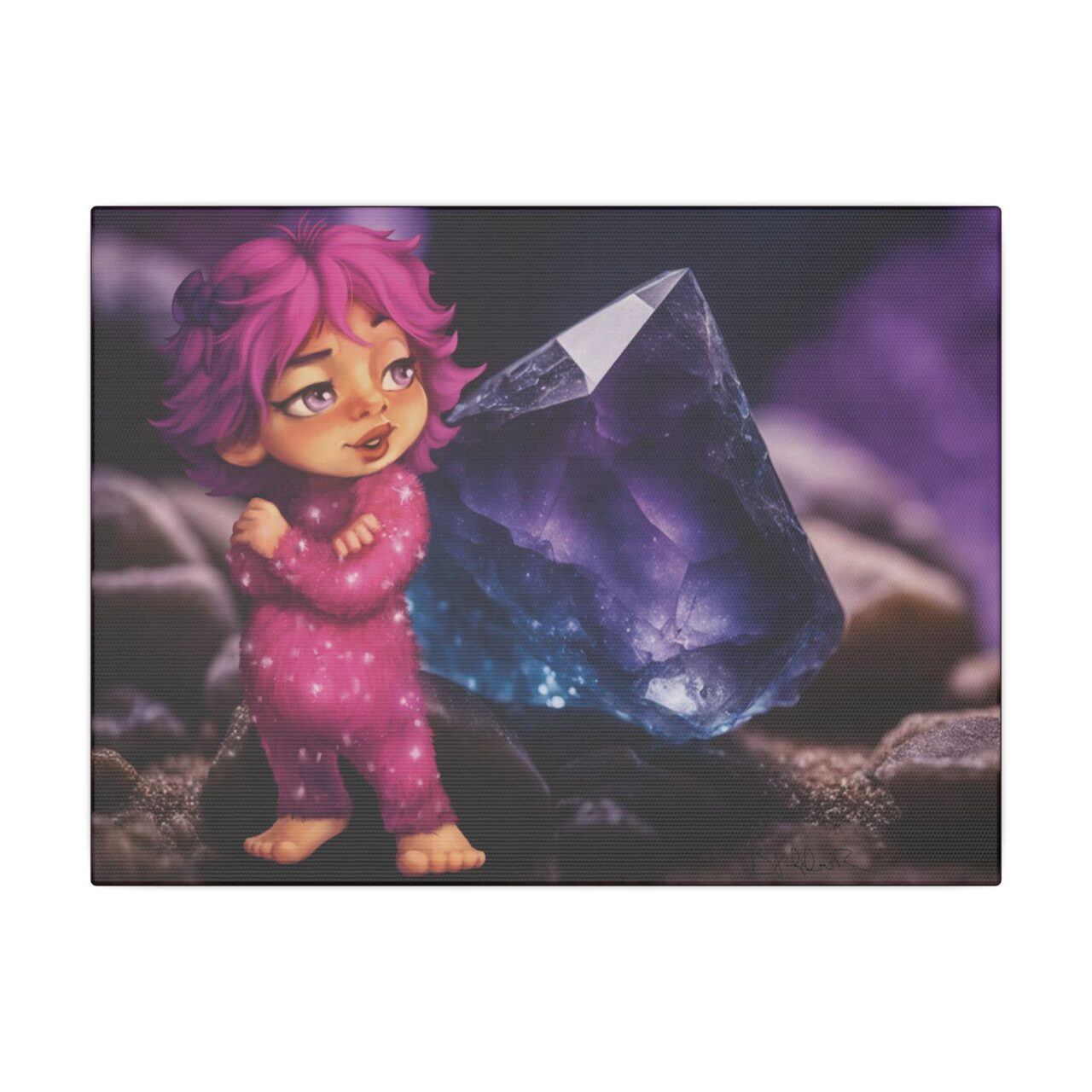 Snowmites Gems Canvas - Fluo with Fluorite