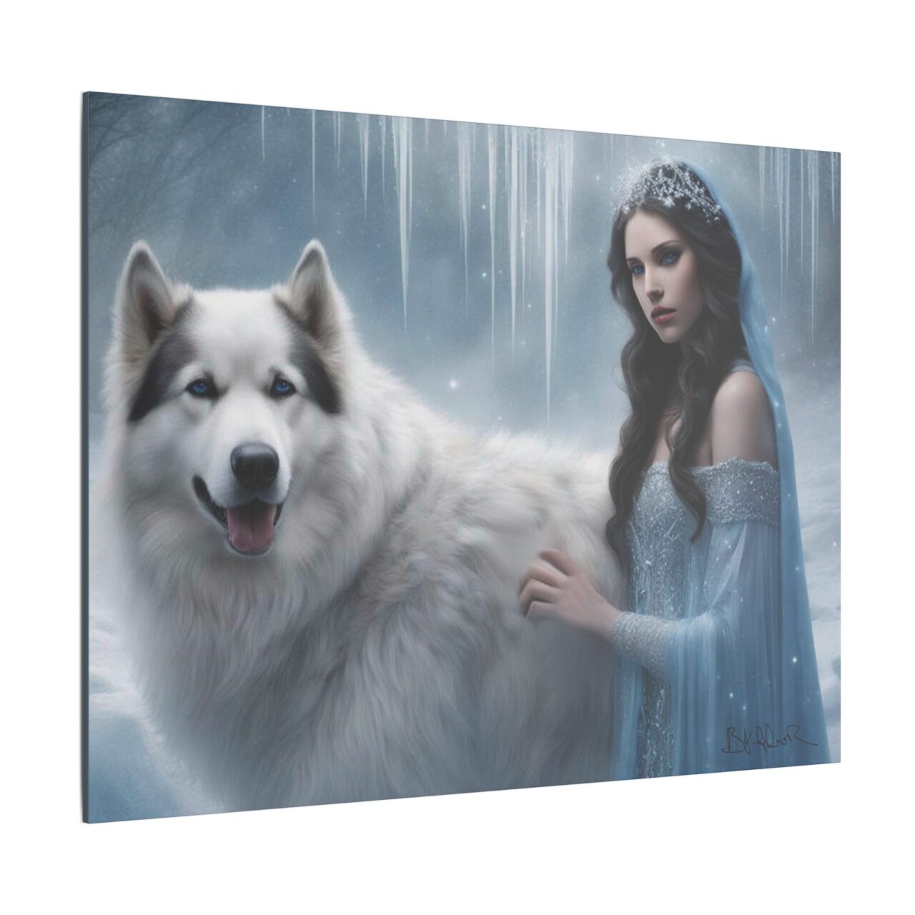 Zandeer, the Beautiful Spirit of Children with Earl Canvas - Image 3