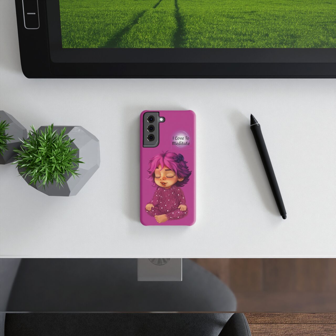 Phone Case - Fluo - I Love To Meditate