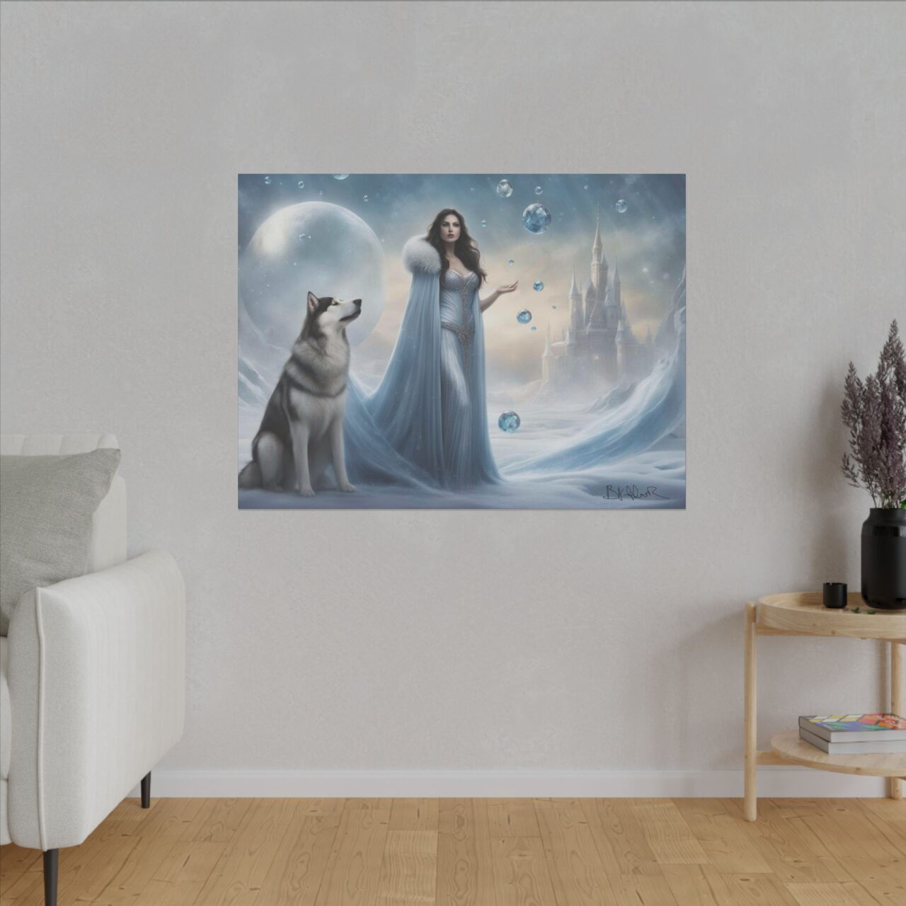 Zandeer, the Beautiful Spirit of Children with Lakota Canvas
