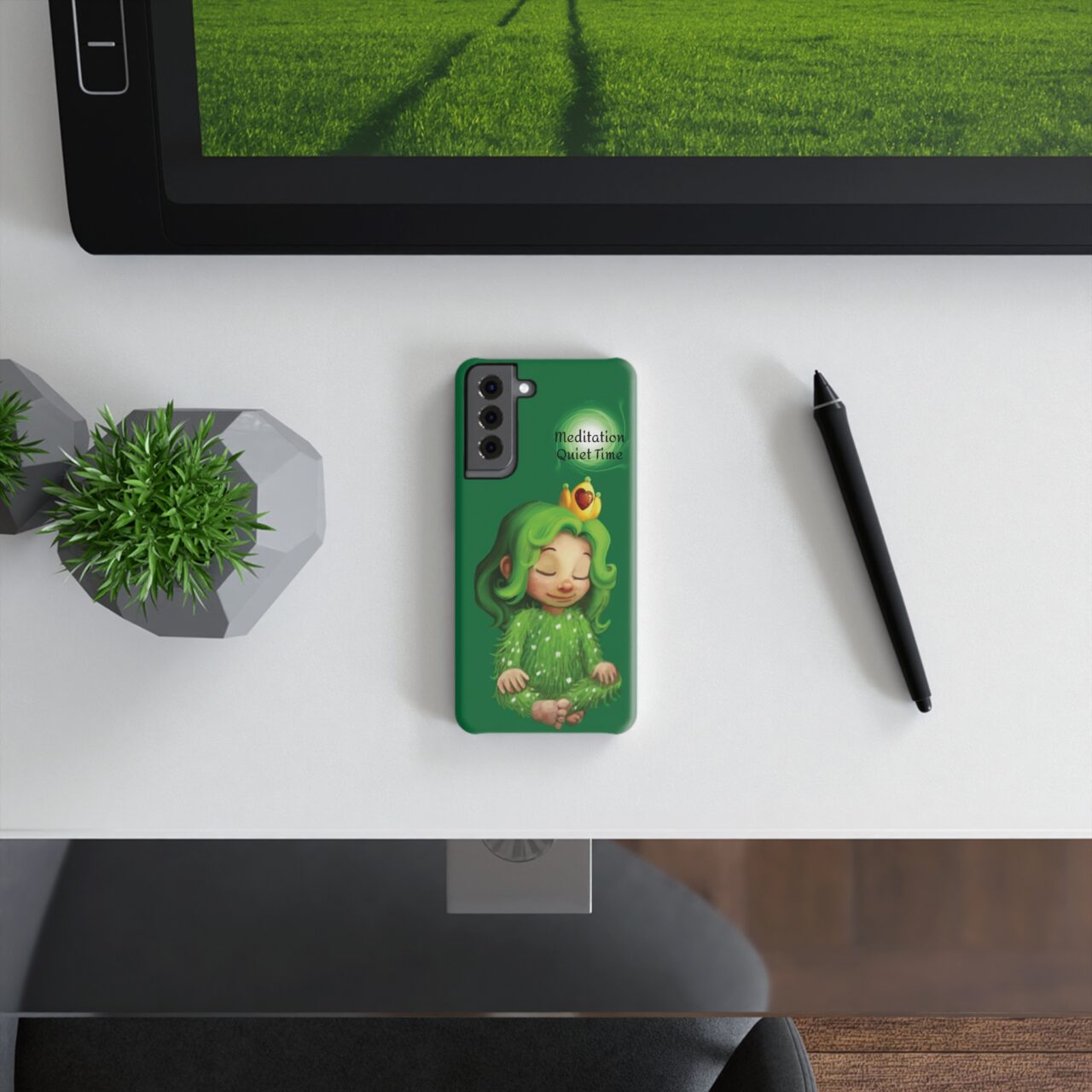 Phone Case - Jadea  Meditation Quiet Time - Image 2