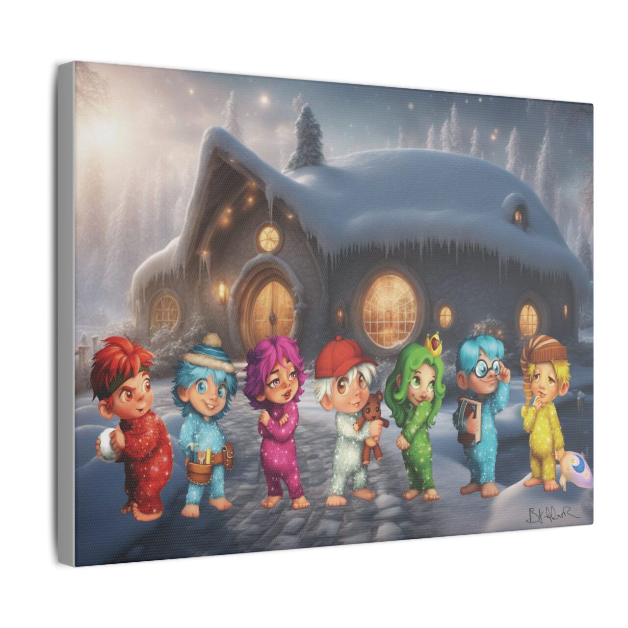 Snowmites Canvas - Snowville - Image 2