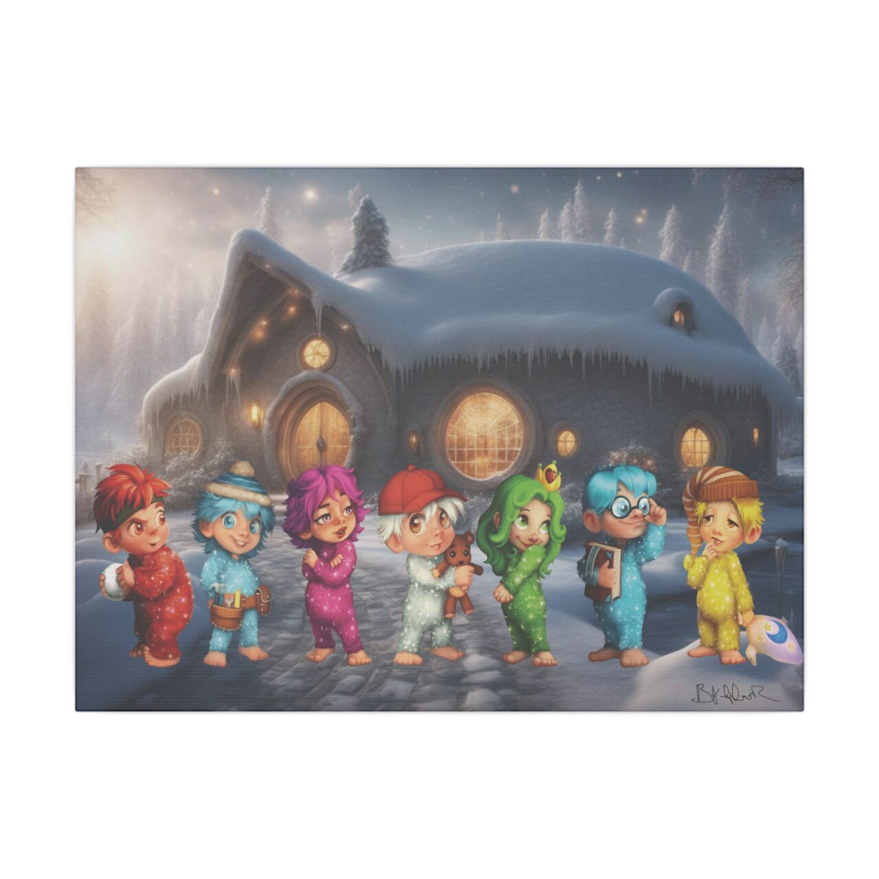 Snowmites Canvas - Snowville - Image 5