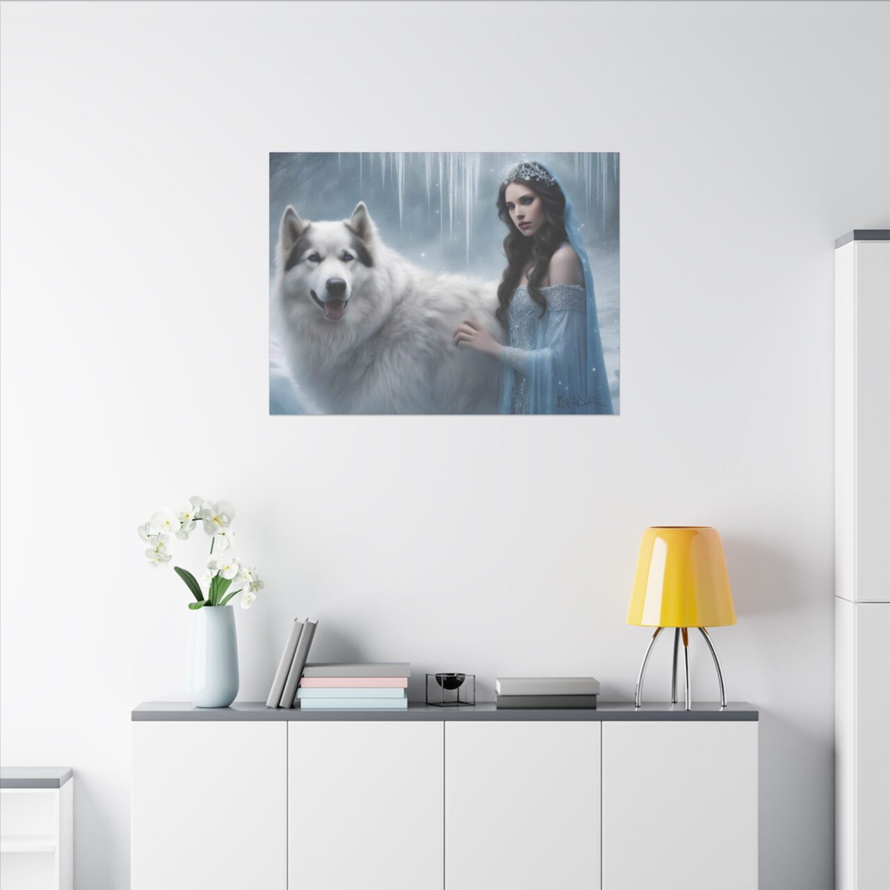 Zandeer, the Beautiful Spirit of Children with Earl Canvas - Image 4