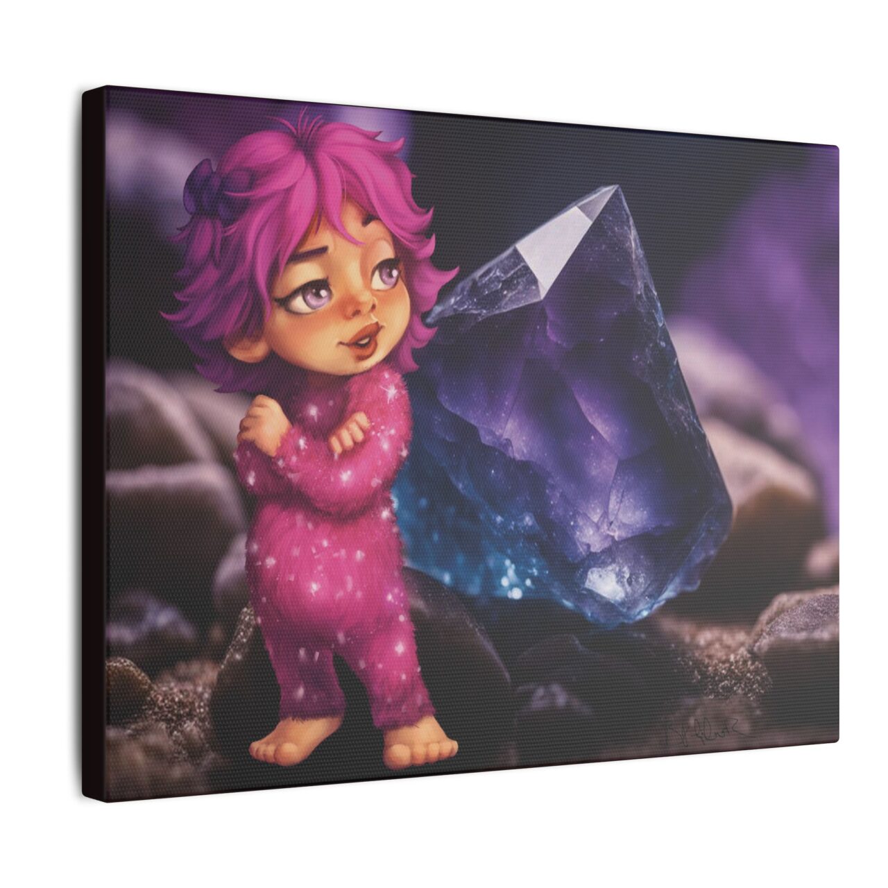 Snowmites Gems Canvas - Fluo with Fluorite - Image 2