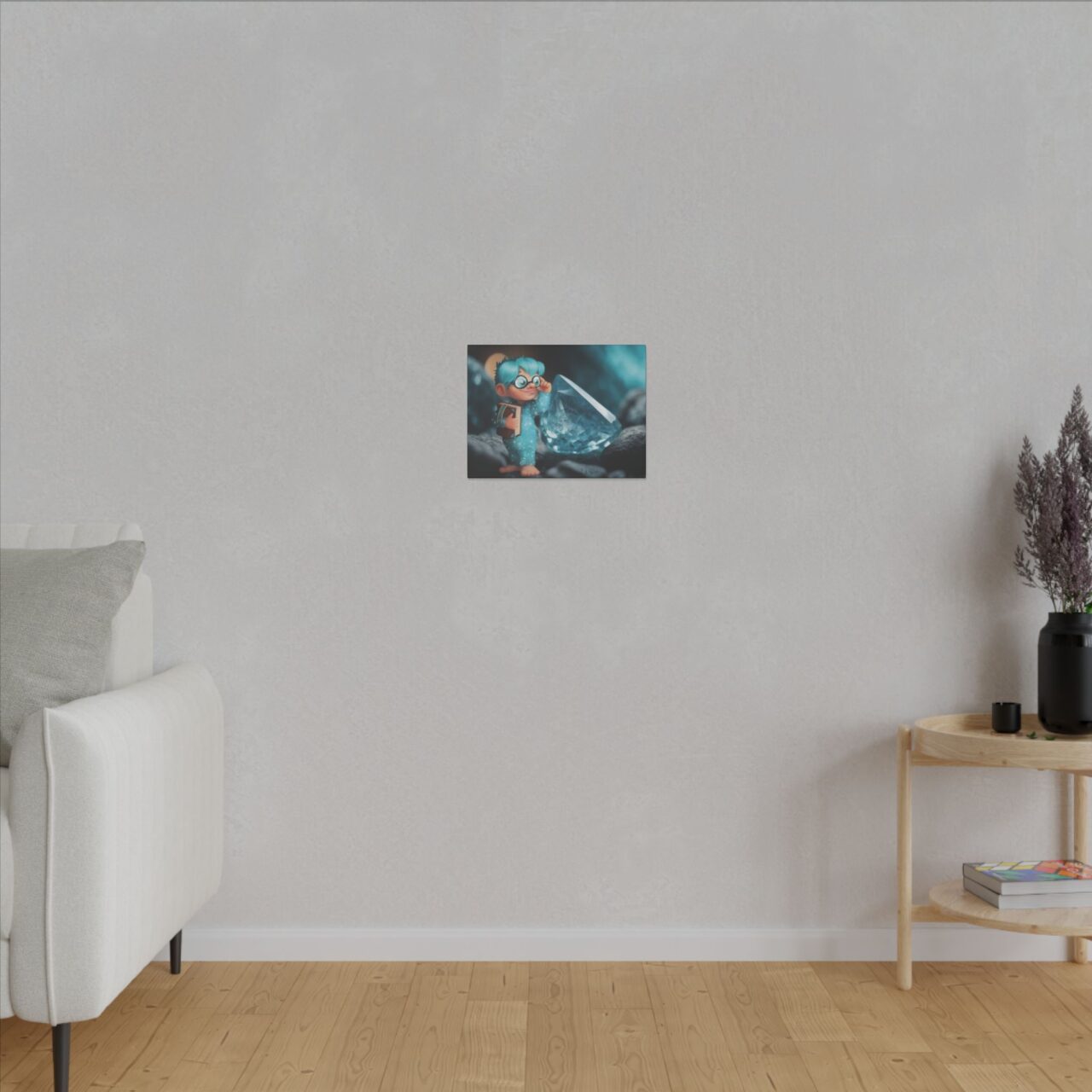 Snowmites Gems Canvas - Turquo with Turquoise - Image 7