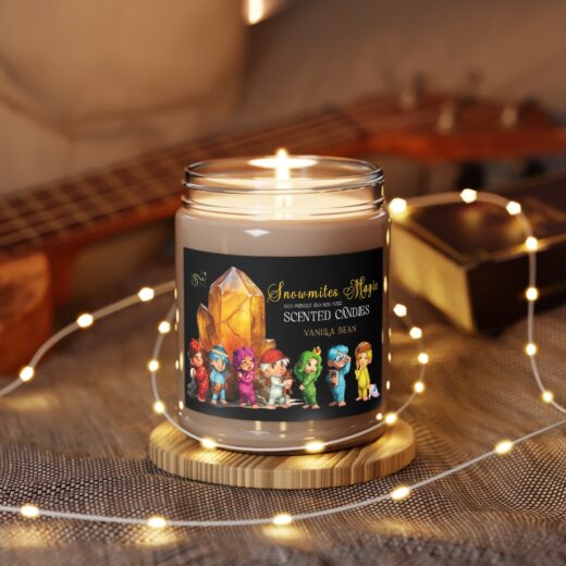 Snowmites Magic Scented Candles VANILLIA BEAN Eco-Friendly