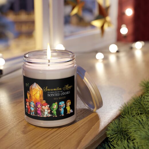 Snowmites Magic Scented Candles SEA BREEZE Eco-Friendly