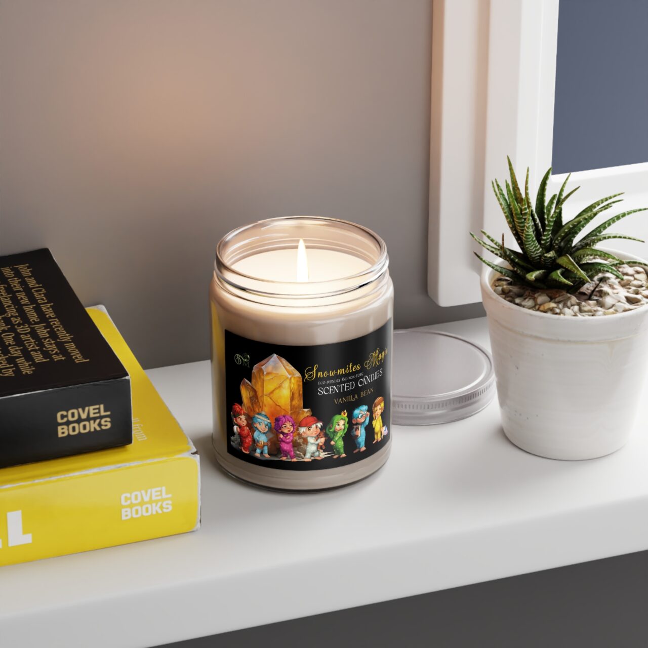 Snowmites Magic Scented Candles VANILLIA BEAN Eco-Friendly - Image 2