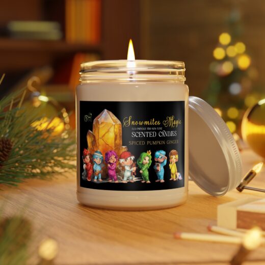 Snowmites Magic Scented Candles SPICED PUMPKIN GINGER Eco-Friendly
