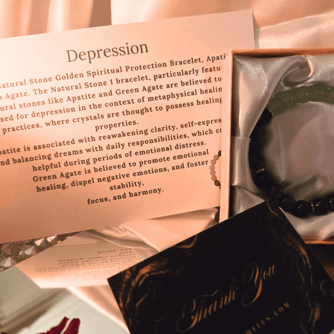 Crystal Bracelet 'Lift Depression' - Image 2