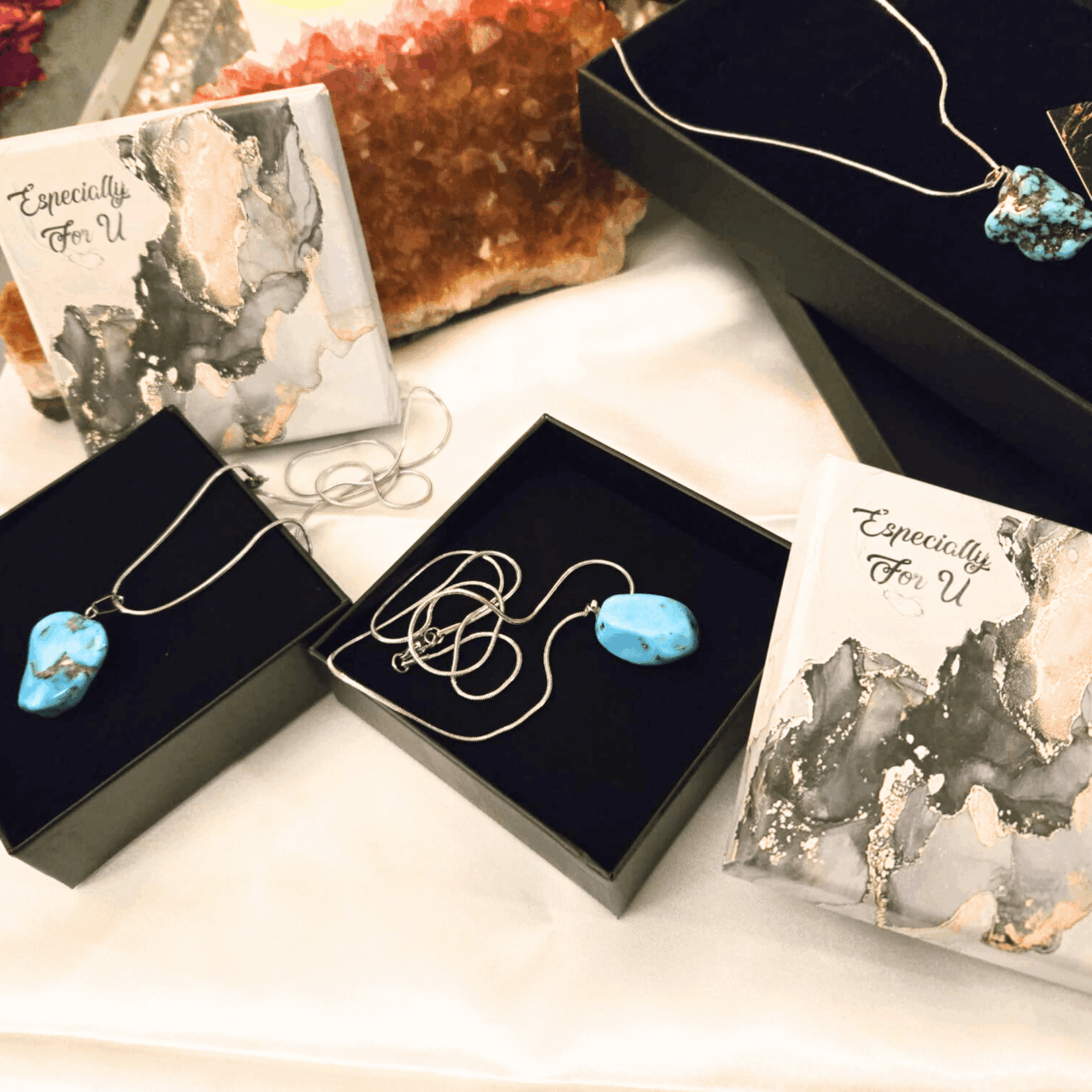 Turquoise Gemstone Necklace - Image 7
