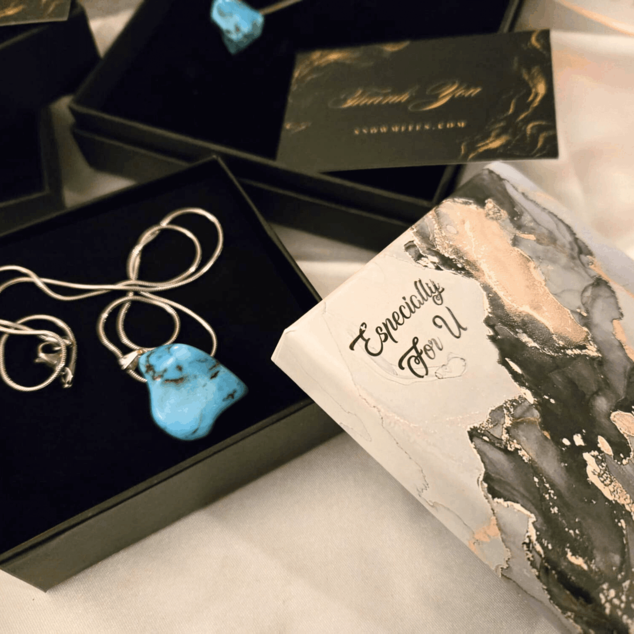 Turquoise Gemstone Necklace - Image 2
